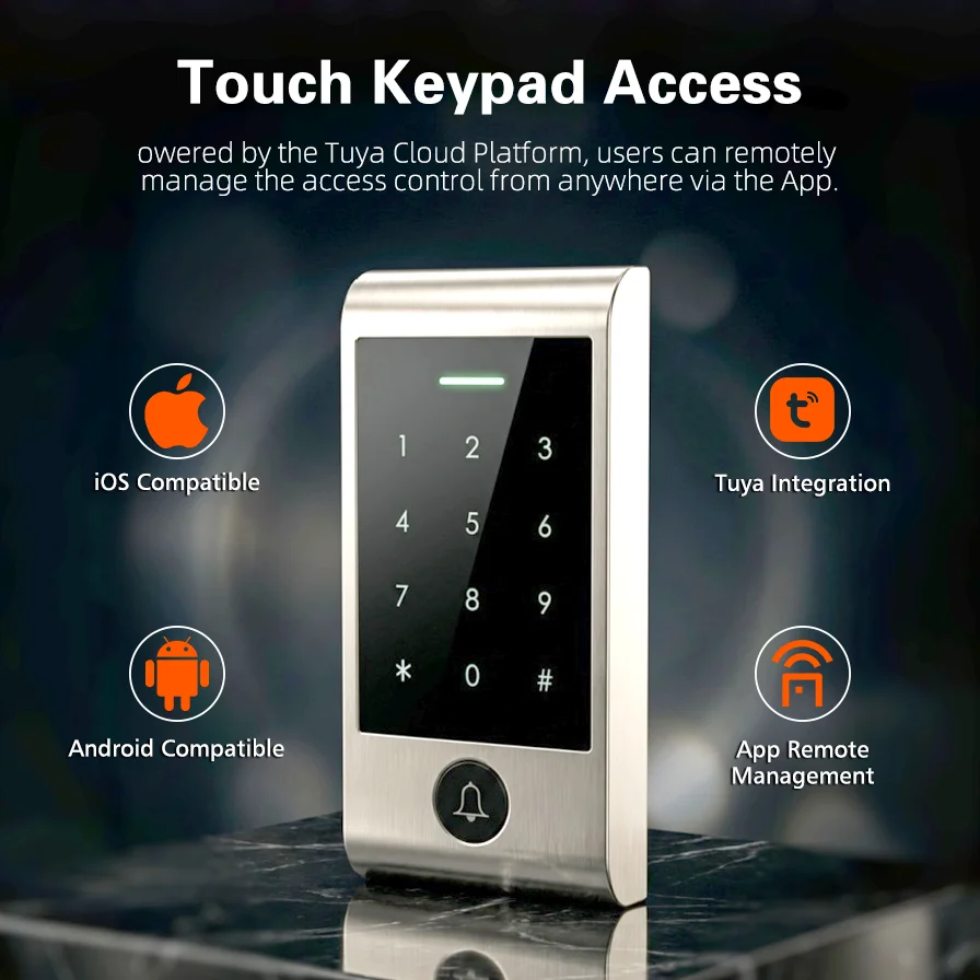Home Security Door - Advanced WIFI Remote Control Touch Keypad