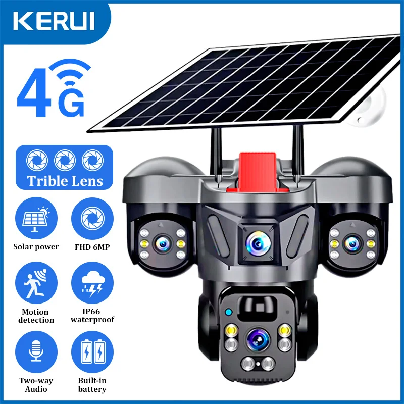 Home Security Devices - KERUI V380 Pro Outdoor PTZ 6MP