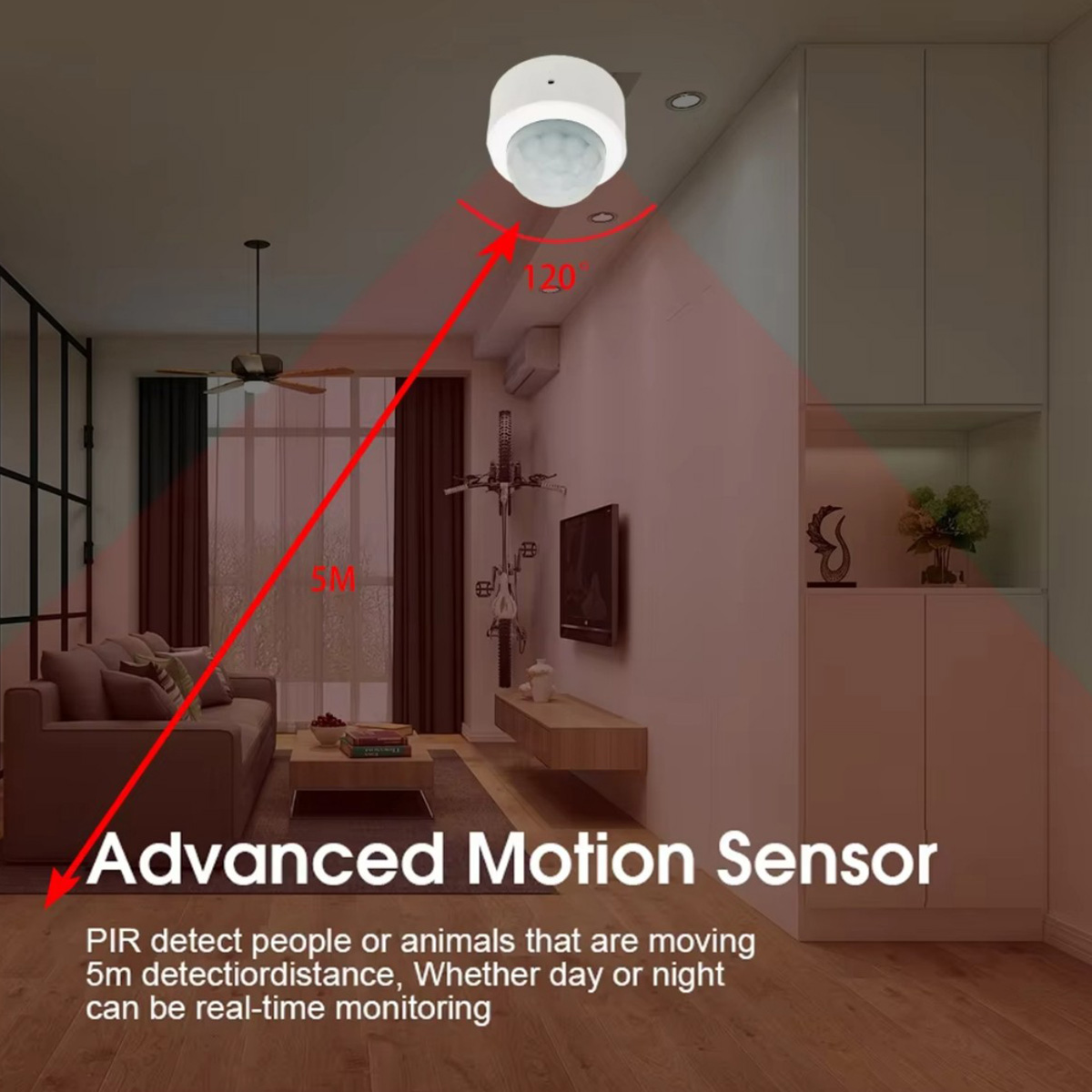 Zigbee PIR Motion Sensor Human - Home Security Business review and price