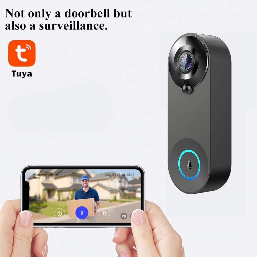 Tuya 1080P Wireless WIFI Doorb - Home Security Lidar review and price