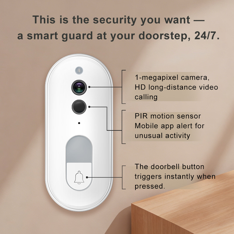 Tuya Smart Video Doorbell Wire - Home Security Lidar review and price