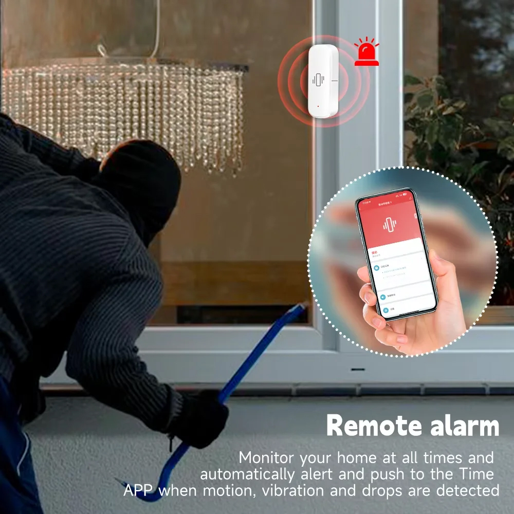 Smart ZigBee Vibration Sensor  - Home Security Business review and price