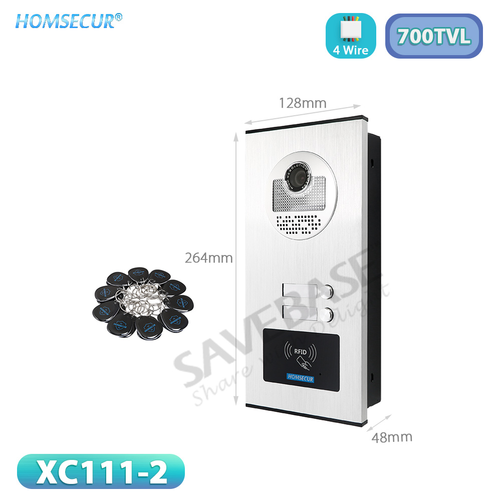XC111-2 Flush Mount Outdoor Do - Home Security Key Fob review and price