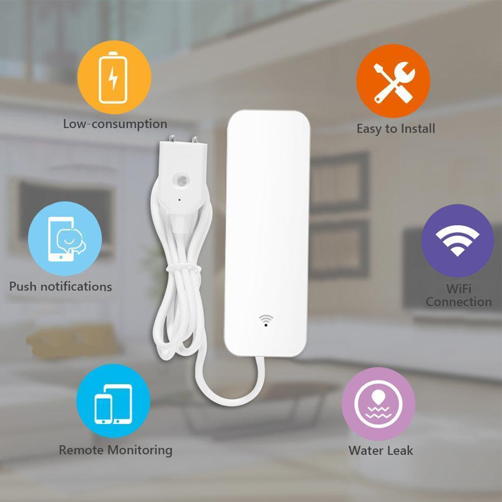Tuya WiFi Water Leak Sensor, W - Home Security Business review and price