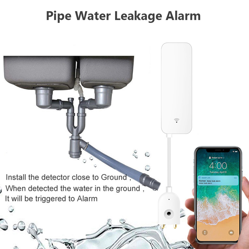 Tuya WiFi Water Leak Sensor, W - Home Security Business review and price