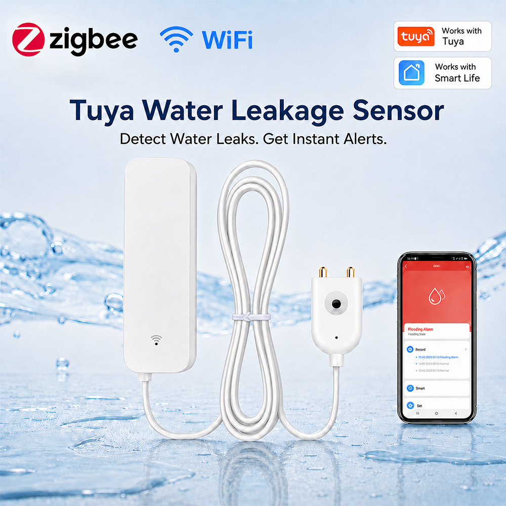 ZigBee WiFi Water Leak Sensor  - Home Security Business review and price