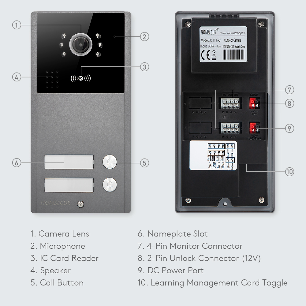1080P HD IP65 Doorbell Camera  - Home Security Key Fob review and price