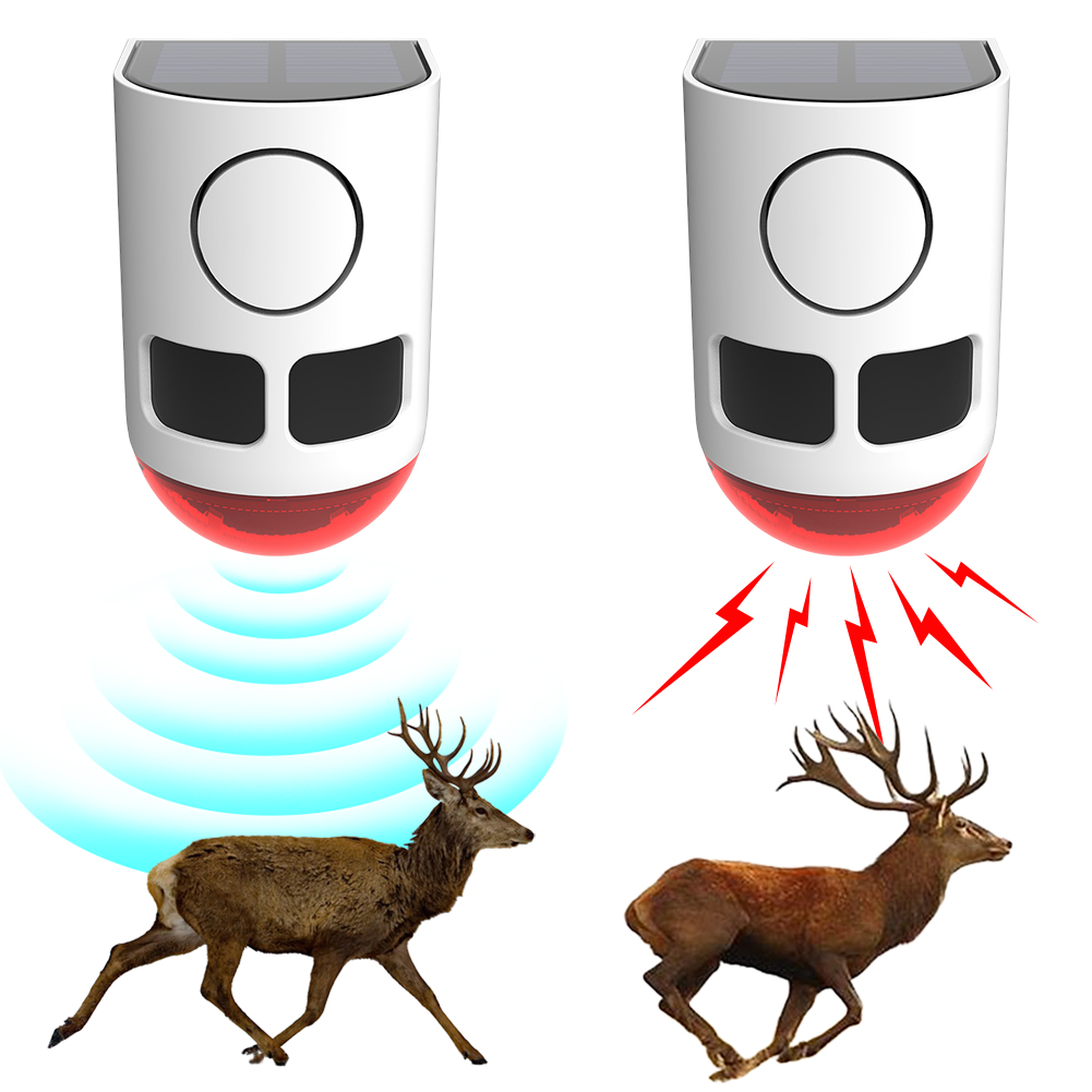 Solar Outdoor Motion Sensor Al - Home Security Yard Sensors review and price
