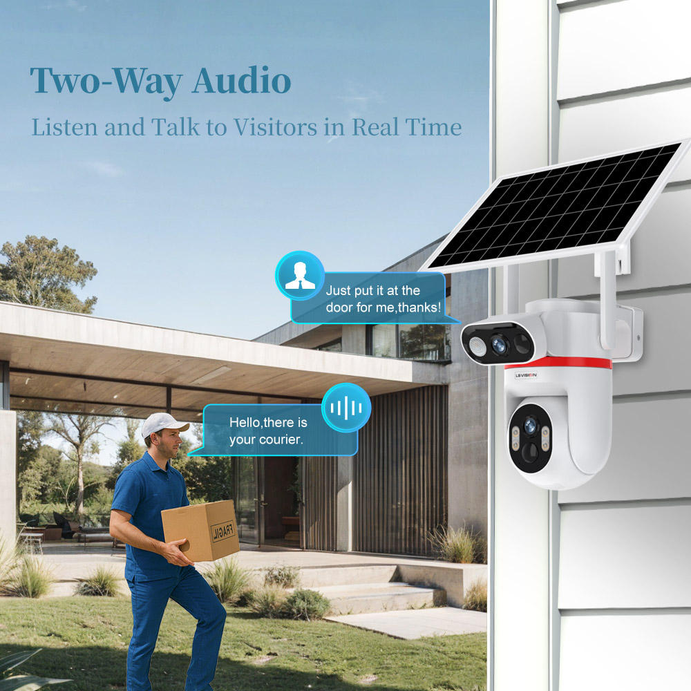 LS VISION Solar Security Camer - Home Security Zones review and price
