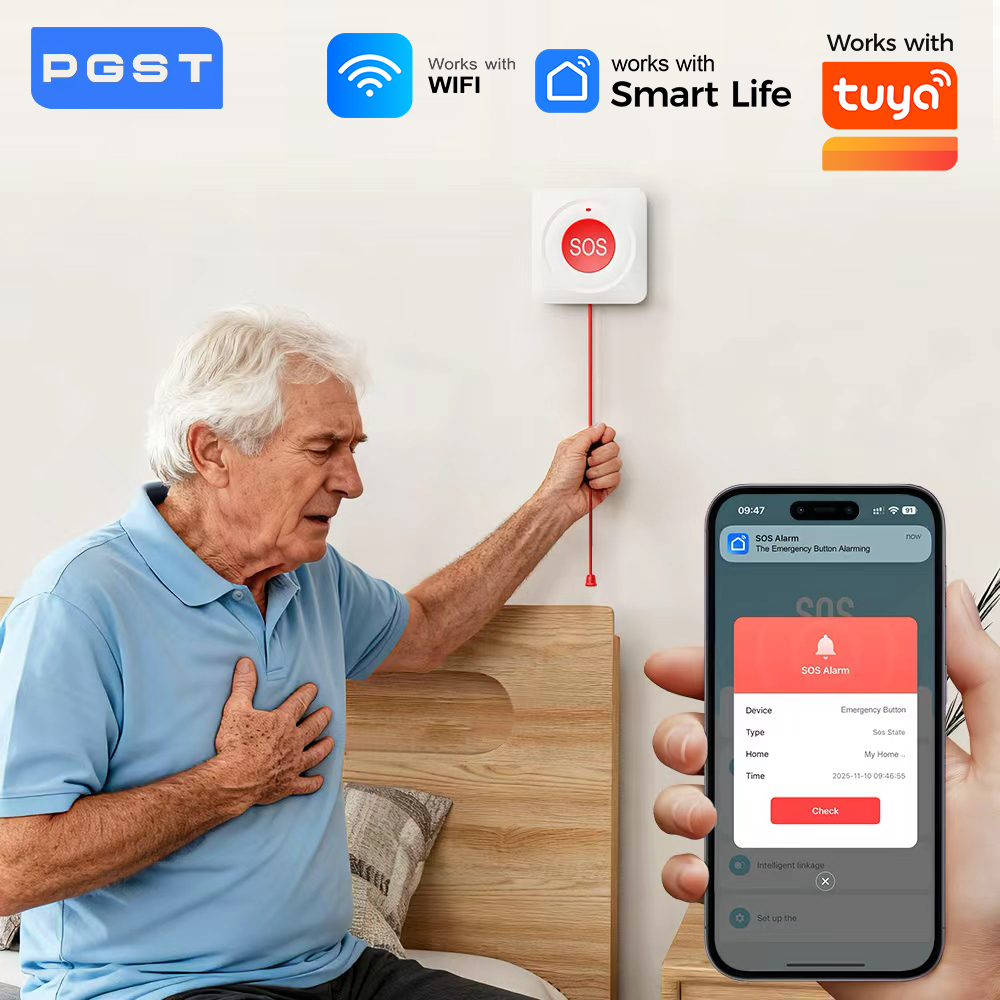 WIFI Zigbee Buttontons SOS Pus - Home Security Business review and price