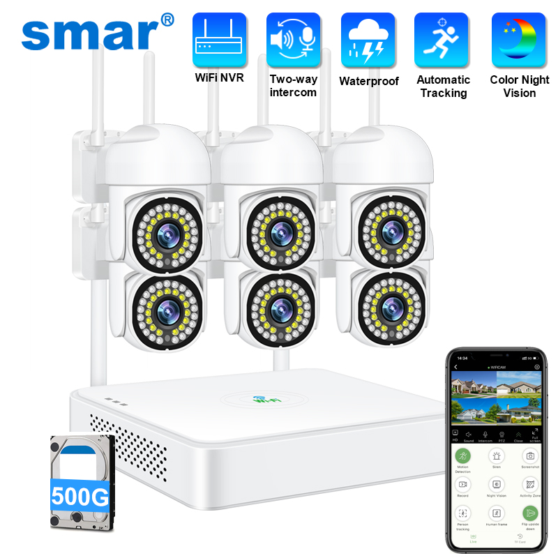 Smar 3MP Wireless CCTV Securit - Home Security Devices review and price
