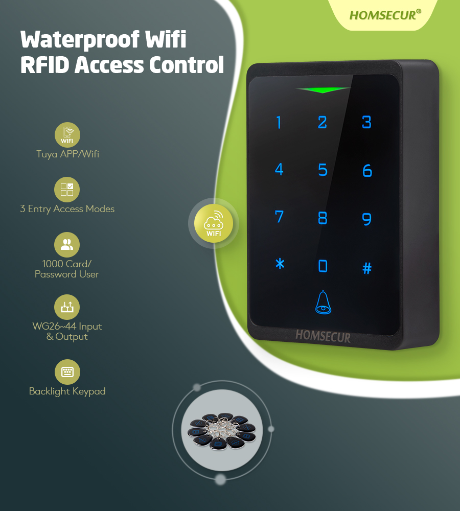 CH1-WIFI-EM WiFi RFID Access C - Home Security Key Fob review and price