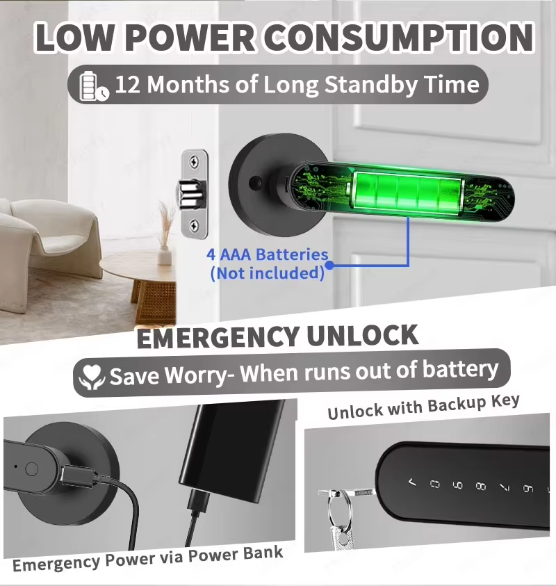 TTLock Smart Digital Door Lock - Home Security Key review and price